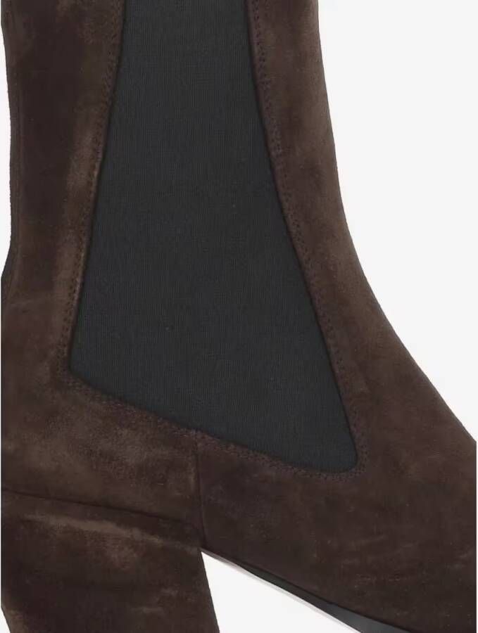 Paris Texas Boots Bettina 50 Leather Ankle Boots in zwart
