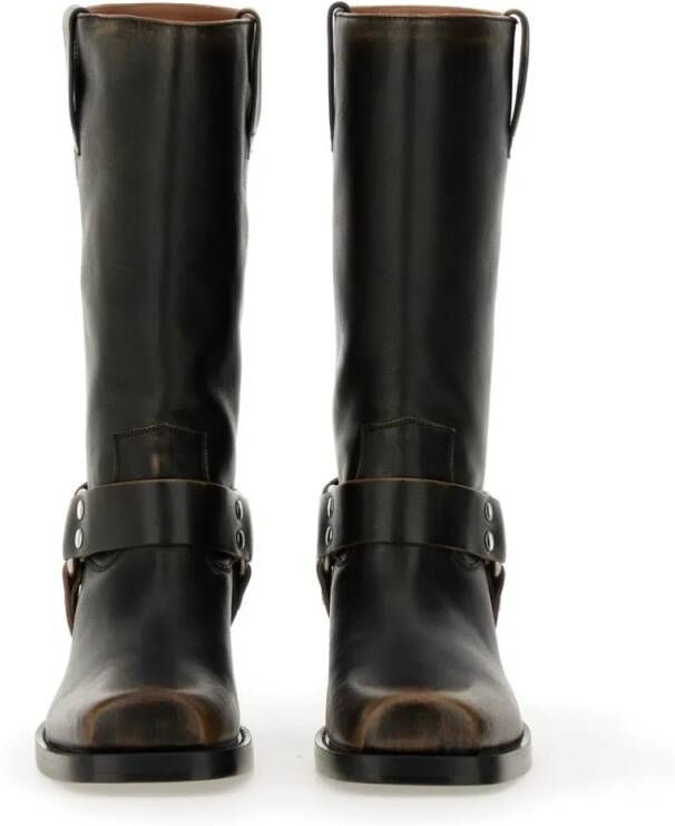 Paris Texas Boots Boot Roxy With Distressed Finish in zwart