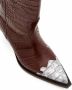 Paris Texas Boots & laarzen 60mm Ricky Embossed Croco Cowboy Boots in bruin - Thumbnail 2
