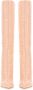 Paris Texas Boots Knee-High Leather Boots With Glossy Crocodile Fini in roze - Thumbnail 2