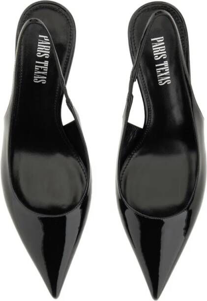 Paris Texas Hoge hakken "Lidia" Slingback in zwart