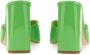 Paris Texas Slippers & Mules Anja Open-Toe Green Patent Leather Mules in groen - Thumbnail 2