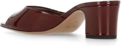 Paris Texas Slippers & Mules Bordeaux Lara Mule Shoes in rood