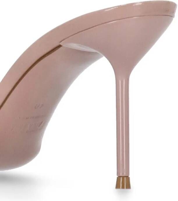 Paris Texas Slippers & Mules Pink Lidia Heeled Shoes in roze