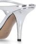 Paris Texas Slippers & Mules Silver Laila Mule Shoes in zilver - Thumbnail 4