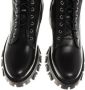 PATRIZIA PEPE Zwarte Leren Laarzen met Logo Applicatie Black Dames - Thumbnail 11