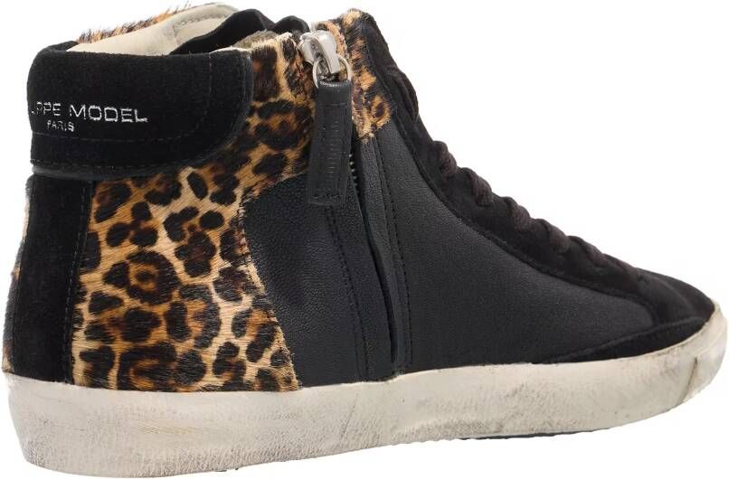 Philippe Model High-Top Sneakers Prsx High Woman in luipaardprint