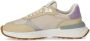 Philippe Model Antibes Low Beige Sneaker Dames Mesh en Leren Sneakers Beige Dames - Thumbnail 4