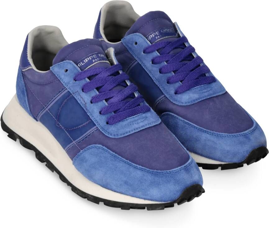 Philippe Model Low-Top Sneakers Baskets Tour Low bleu Violet vintage Philippe Mode in meerkleurig