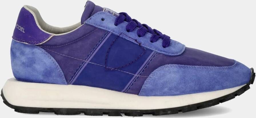 Philippe Model Low-Top Sneakers Baskets Tour Low bleu Violet vintage Philippe Mode in meerkleurig