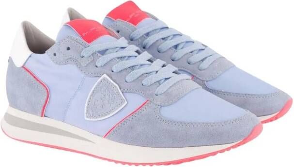 Philippe Model Low-Top Sneakers Dames TRPX Sneaker Blauw Roze in blauw