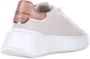 Philippe Model Nude leren sneaker met metallic details Beige Dames - Thumbnail 32