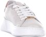 Philippe Model Nude leren sneaker met metallic details Beige Dames - Thumbnail 33