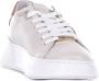 Philippe Model Nude leren sneaker met metallic details Beige Dames - Thumbnail 34