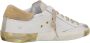 Philippe Model Witte Veterschoenen met Distressed Finish White Dames - Thumbnail 25