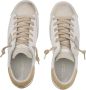Philippe Model Witte Veterschoenen met Distressed Finish White Dames - Thumbnail 27