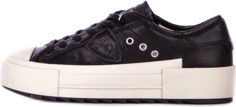 Philippe Model Low-Top Sneakers Black in zwart
