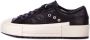 Philippe Model Lage Haute Sneakers Effen Patroon Veters Black Dames - Thumbnail 28