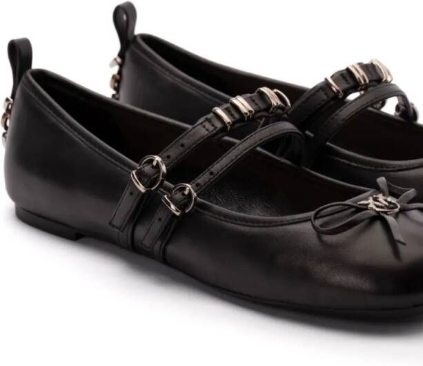 pinko Ballerina Gioia 09 With Buckle-Strap Detail And Bo in zwart