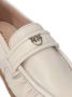 Pinko Beige Leather Loafers in beige - Thumbnail 4