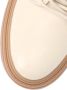 Pinko Boots Ankle-High Leather Boots With Gold Hardware Detail in wit - Thumbnail 3