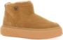 Pinko Boots Beige Suede Platform Boots in bruin - Thumbnail 2