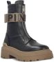 Pinko Boots Chunky Sole Black Leather Boots in zwart - Thumbnail 2