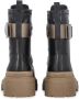 Pinko Boots Chunky Sole Black Leather Boots in zwart - Thumbnail 3
