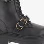 Pinko Boots Leather Ankle Boots With Logo in zwart - Thumbnail 2