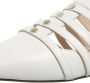 Pinko Slippers & Mules Pointed-Toe Sabot With Cut-Out Insert in wit - Thumbnail 14