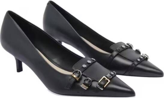 pinko Hoge hakken Pointed Toe Pumps With Decorative Buckles in zwart