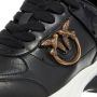 Pinko Leren Damessneakers Lente Zomer Collectie Black Dames - Thumbnail 17
