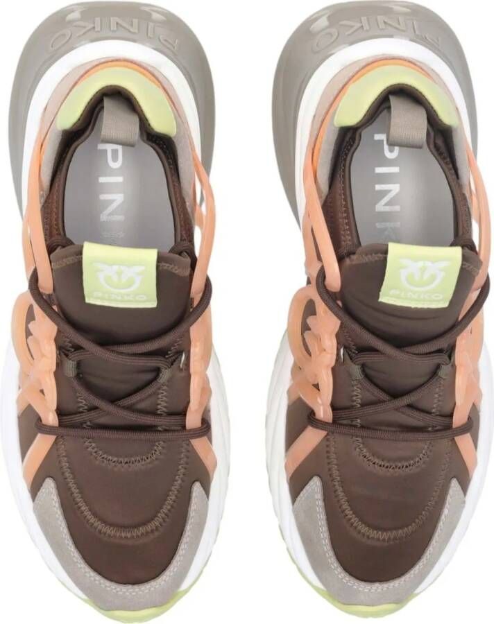 pinko Low-Top Sneakers Dames Sneaker in groen