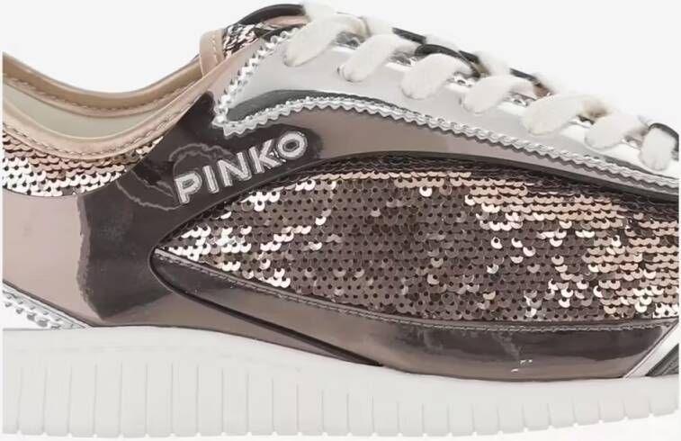 pinko Low-Top Sneakers Reby 10 Sneakres in bruin