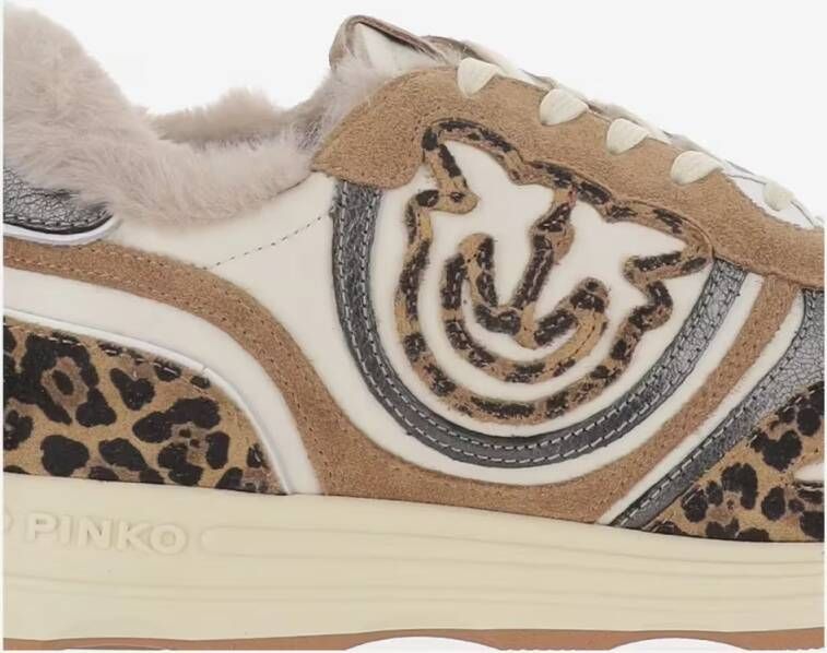 pinko Low-Top Sneakers Zoe 01 Leather Sneakers in meerkleurig