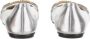 Pinko Pointed Toe Flats With Metallic Silver Finish And in zilver - Thumbnail 2