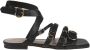 Pinko Sandalen Ankle Strap Sandals With Branded Leather Insole in zwart - Thumbnail 7