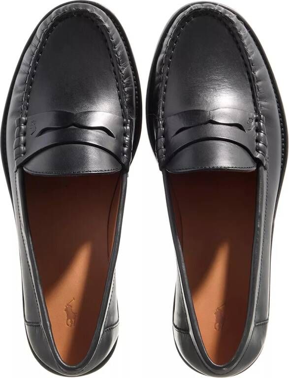 Polo Ralph Lauren Loafers Polo Loafer Flats in zwart