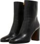 Prada Enkellaarzen Triangle Logo Boots in zwart - Thumbnail 2