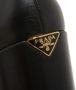 Prada Enkellaarzen Triangle Logo Boots in zwart - Thumbnail 3