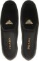 Prada Loafers Pantofole Velluto in zwart - Thumbnail 2