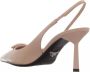 Prada Pumps & high heels Brushed Leather Slingsback Pumps in poeder roze - Thumbnail 14
