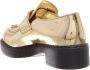 Prada Pumps & high heels Loafers in goud - Thumbnail 2