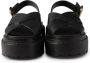 Prada Sandalen Crisscross Black Sandals in zwart - Thumbnail 3