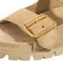 Prada Velvet sandalen met verstelbare bandjes Beige Dames - Thumbnail 16