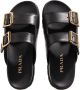 Prada Sandalen Sandali Vit Sport in zwart - Thumbnail 7
