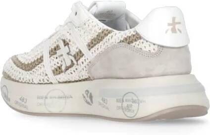 Premiata Low-Top Sneakers Beige Sneakers For Woman in beige