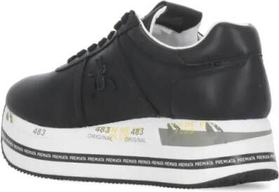 Premiata Low-Top Sneakers Black Beth 3873 Sneakers in zwart