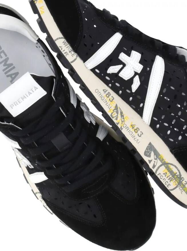 Premiata Low-Top Sneakers Black Lucyd 7414 Sneakers in zwart