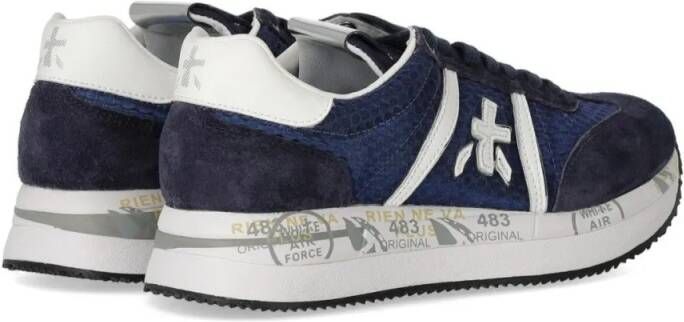 Premiata Low-Top Sneakers 'Conny' in blauw